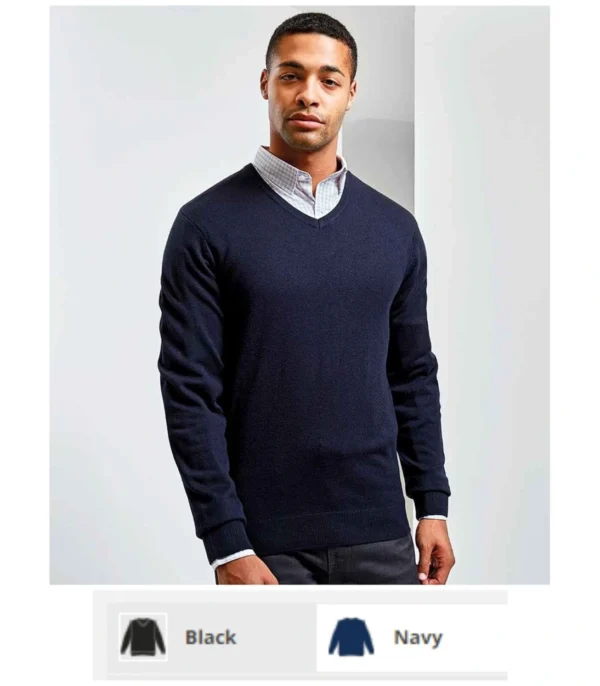 Premier PR400 Essential Acrylic V Neck Sweater